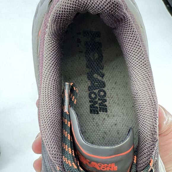 Hoka One One Speedgoat 4 Vibram Gray Black Men's Size 7  2E Trail Running Shoes - Picture 10 of 12